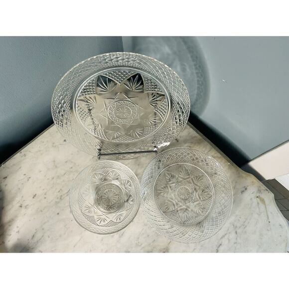 New Cristal D'Arques Durand Vintage Set (1) Dinner (1) Lunch Plate (1) Bowl - Picture 13 of 16